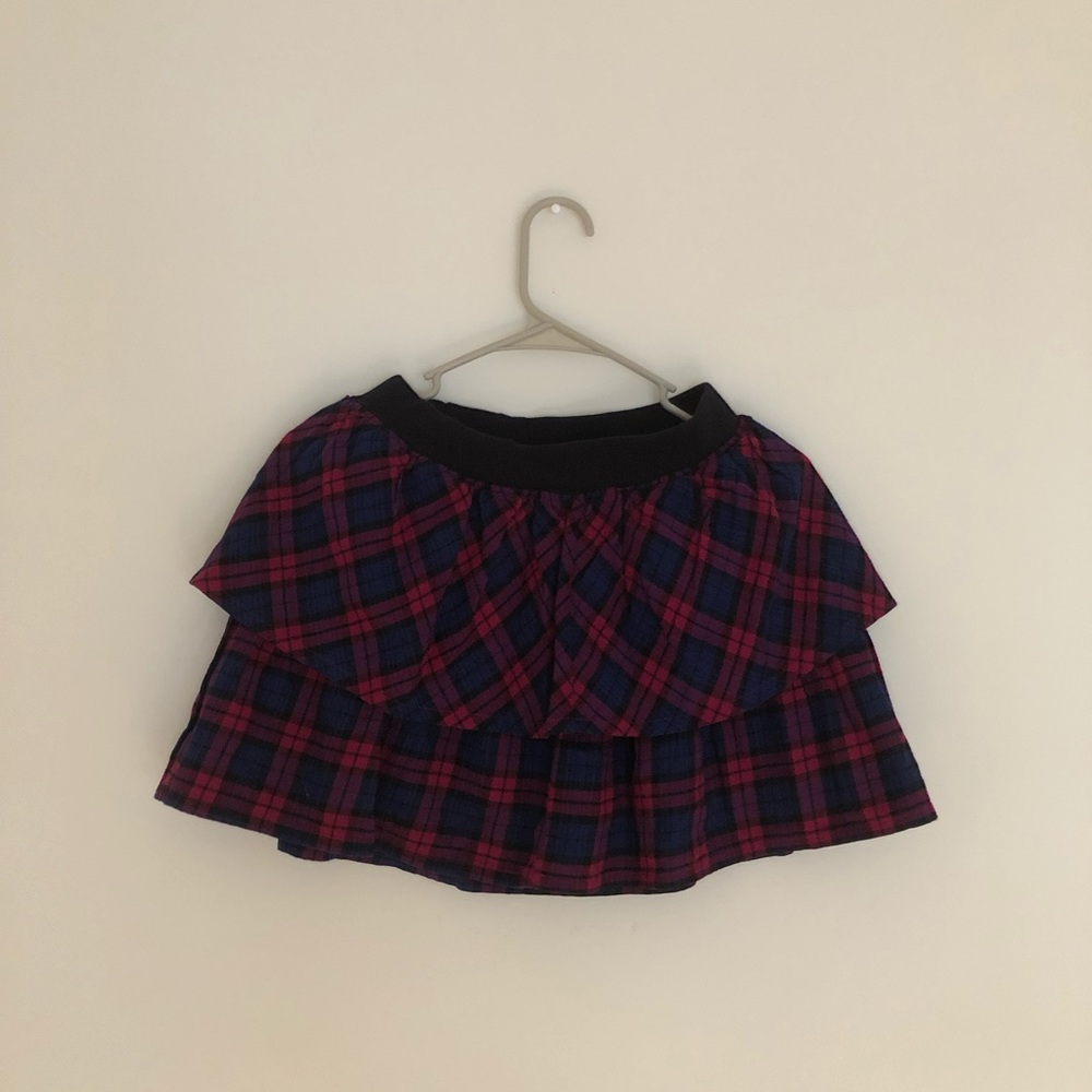Uniqlo Pink and Blue Skirt